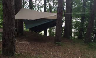 Dawn K.'s photo of tent camping at Haymarsh State Game Area near Morley, MI