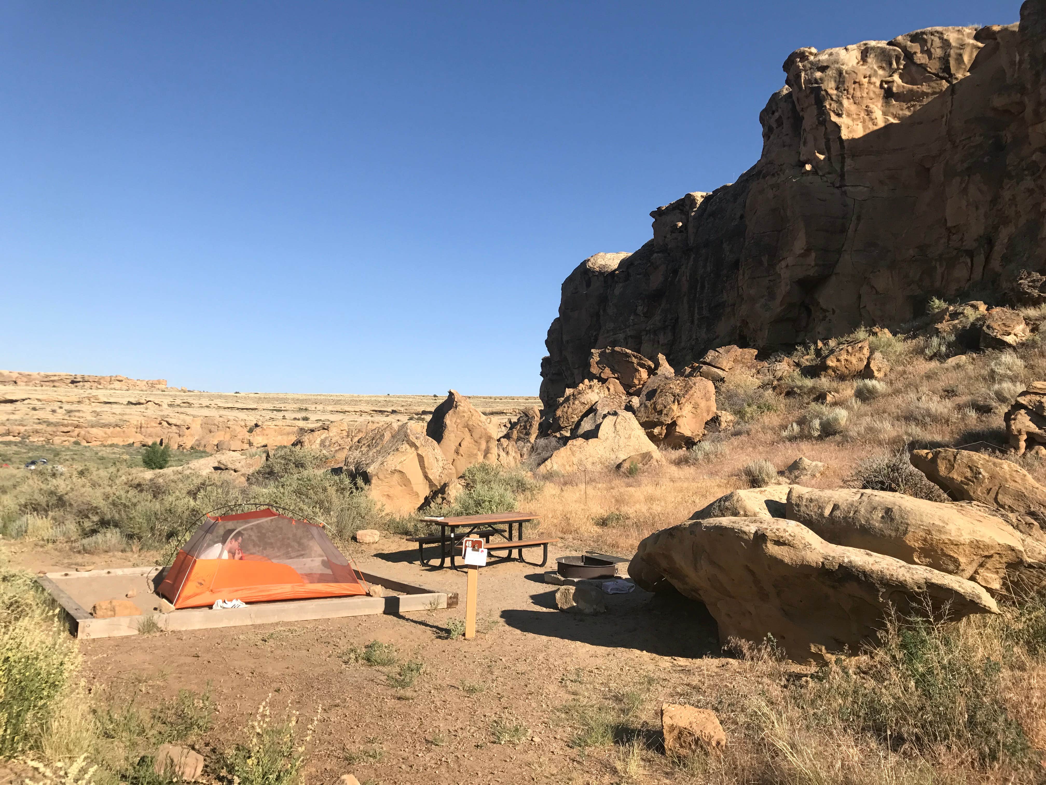Sam L.'s photo at Gallo Campground — Chaco Culture National Historical Park in New Mexico