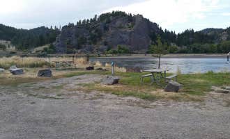 Camping near Pelican Point Fishing Access Site: Stickney Creek Fishing Access Site, Wolf Creek, Montana