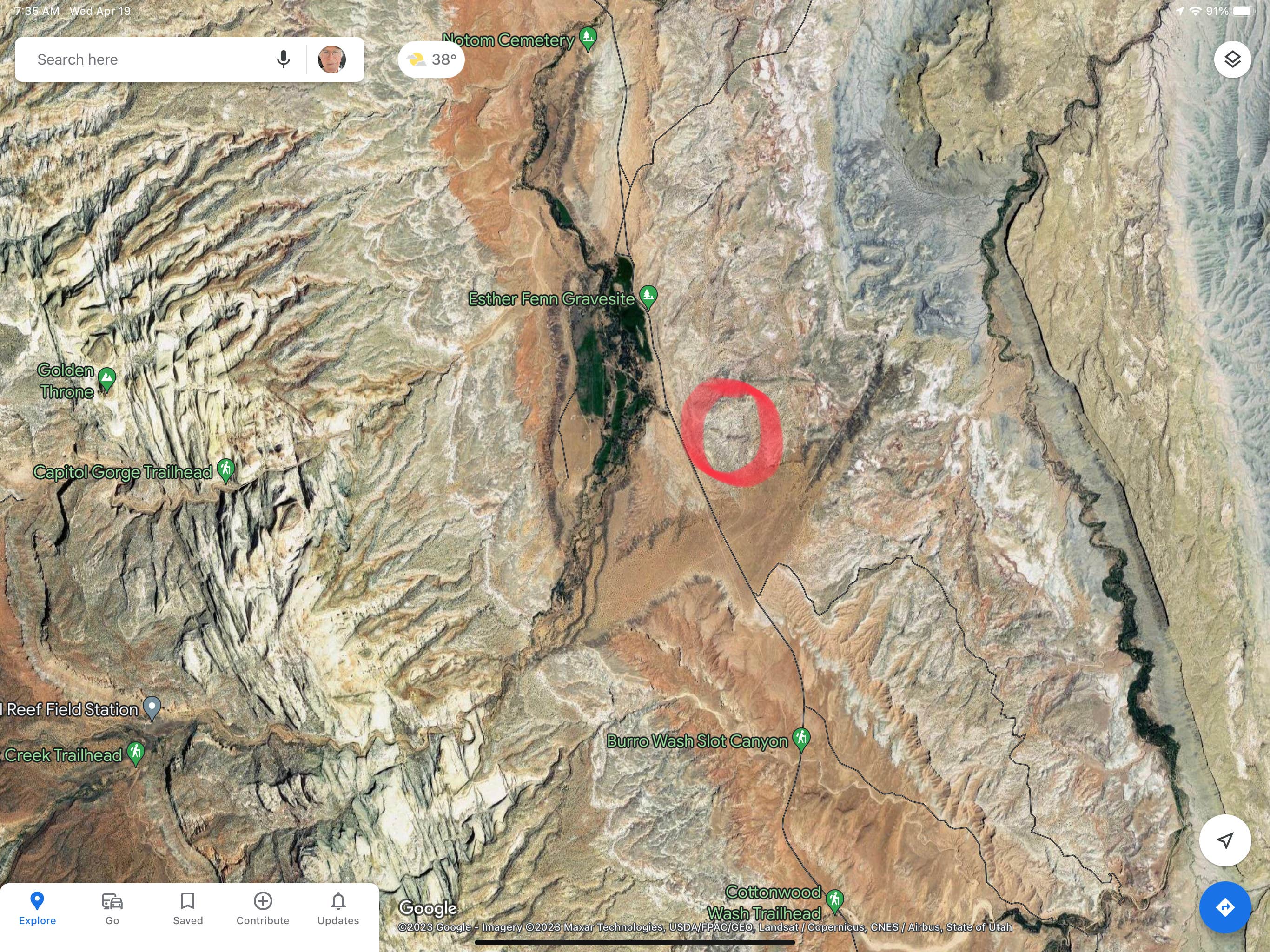 Camper-submitted photo at Capitol Reef Dispersed Camping near Capitol Reef National Park