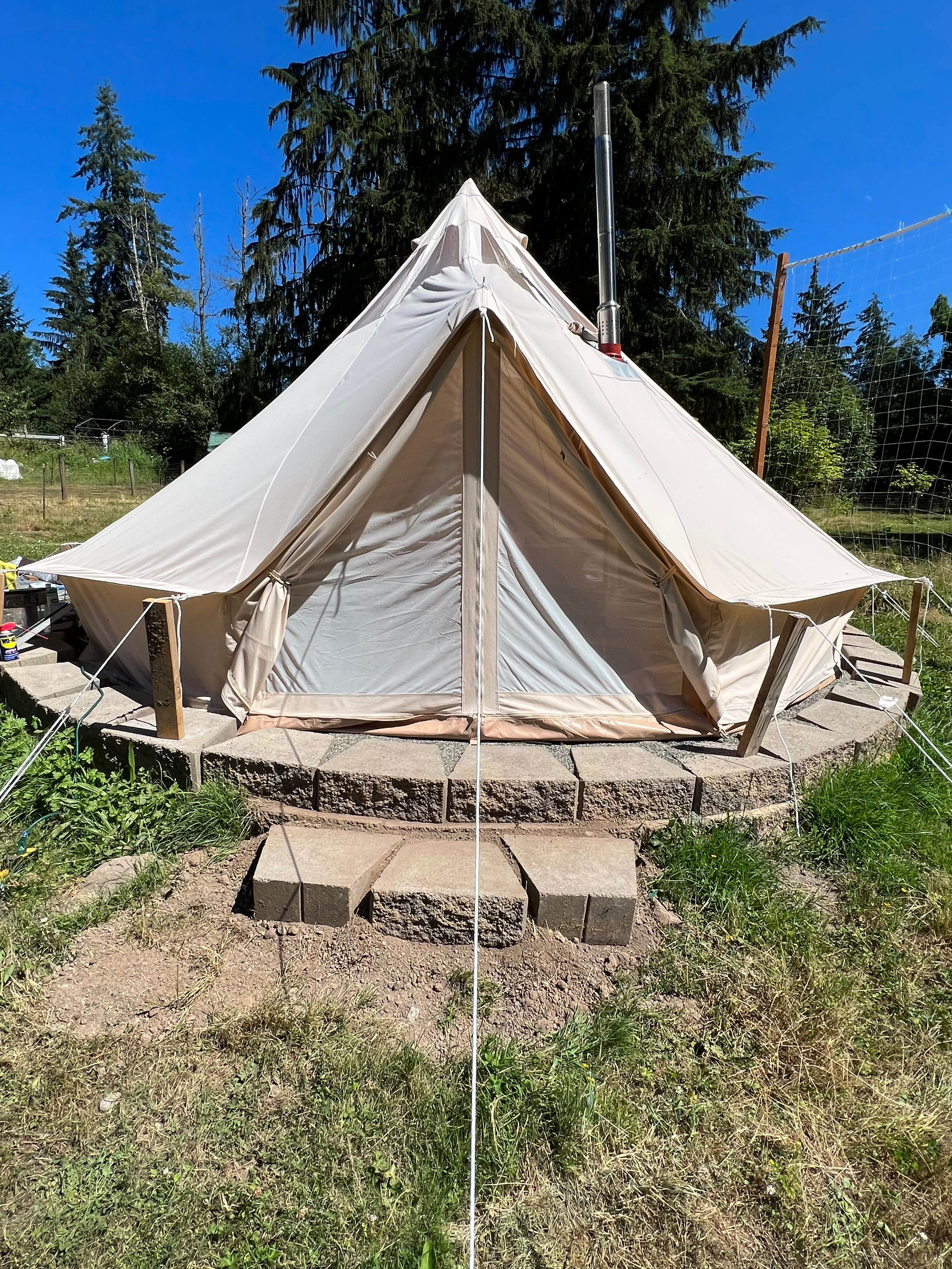 Pam W.'s photo of tent camping at Duvalla near Everett, WA