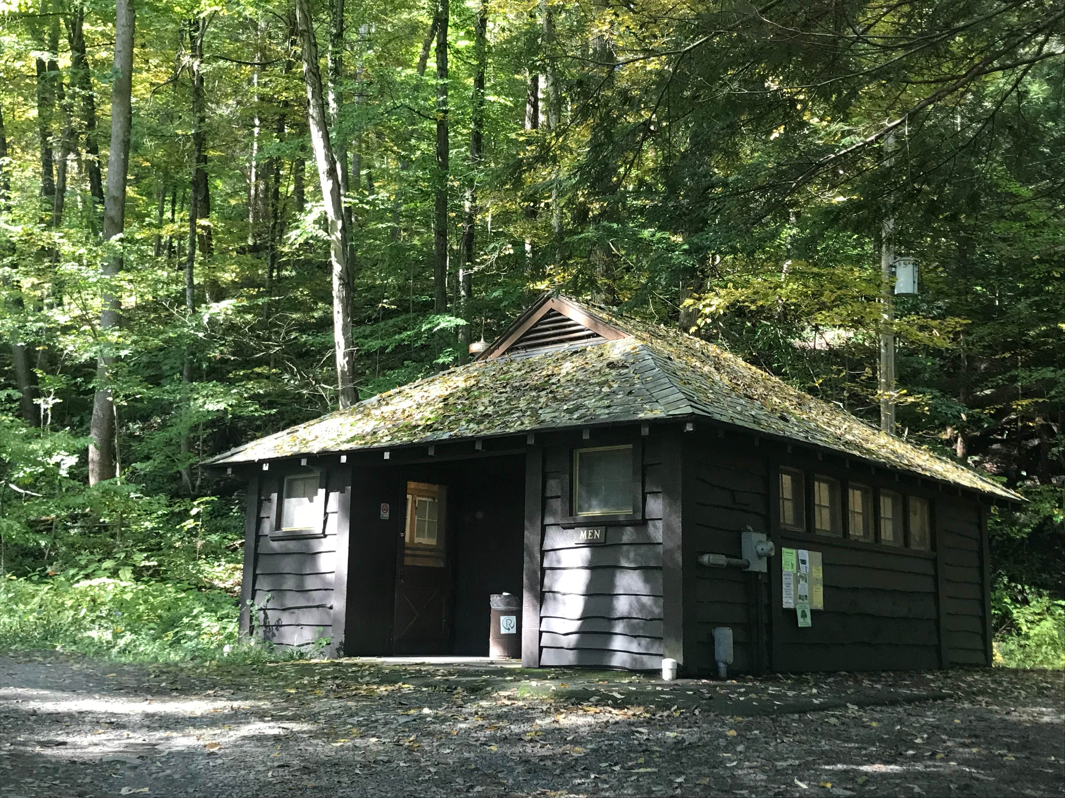 Jennifer D.'s photo of a cabin at Robert H. Treman State Park Campground near Dresden, NY