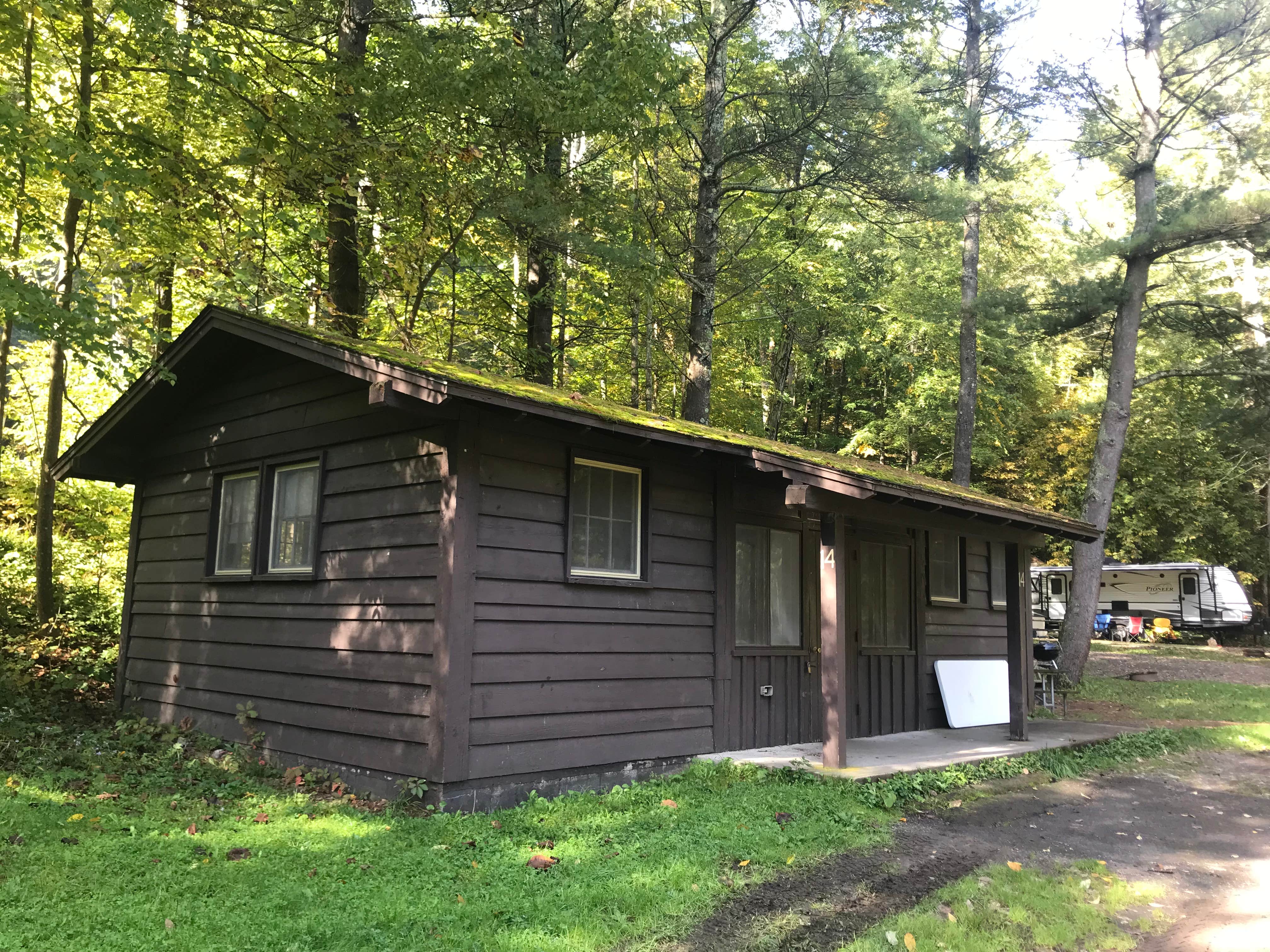 Jennifer D.'s photo of glamping accommodations at Robert H. Treman State Park Campground near Marcellus, NY