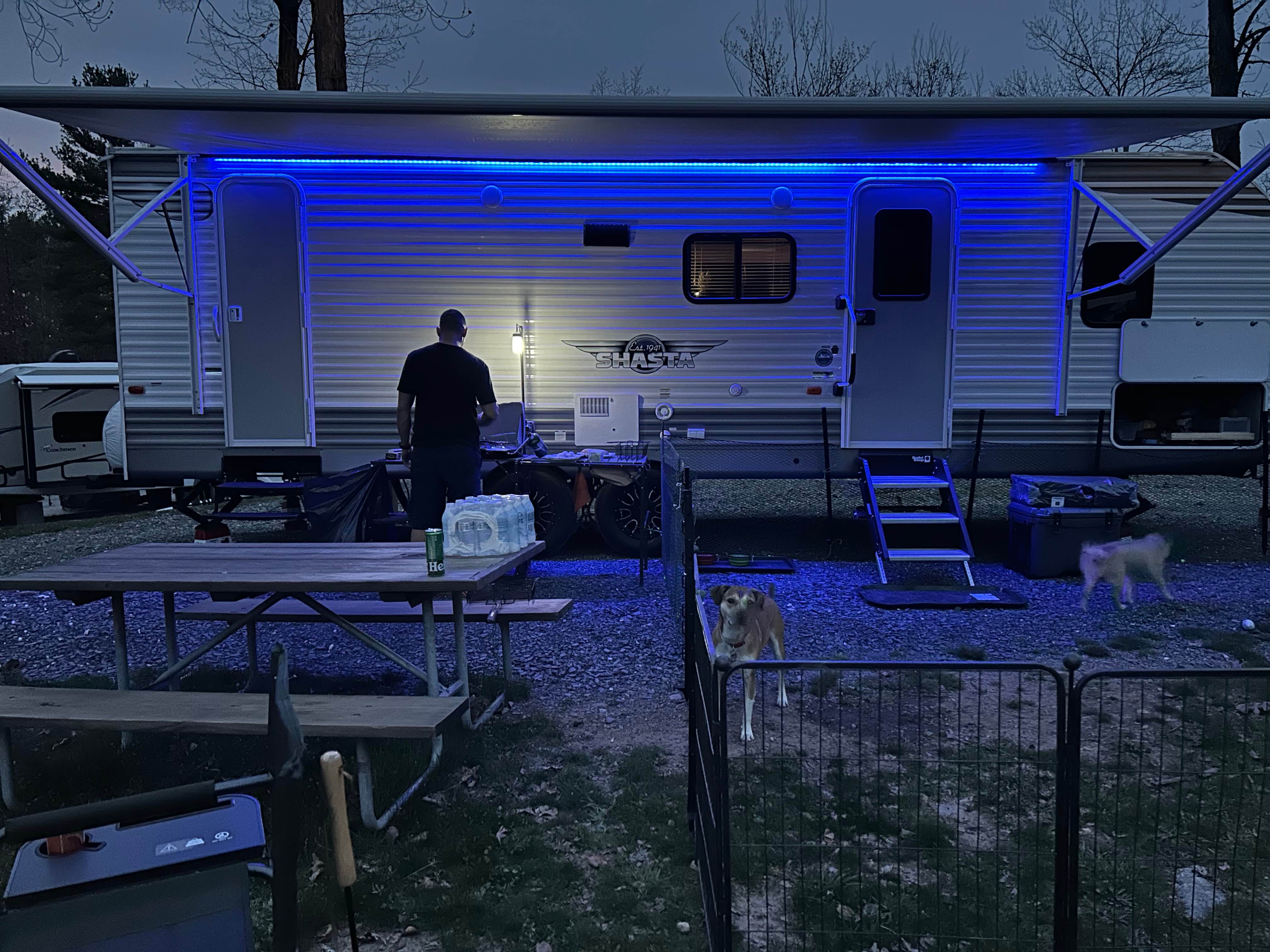 Luis B.'s photo of camping with pets at Stonybrook RV Resort near Andreas, PA