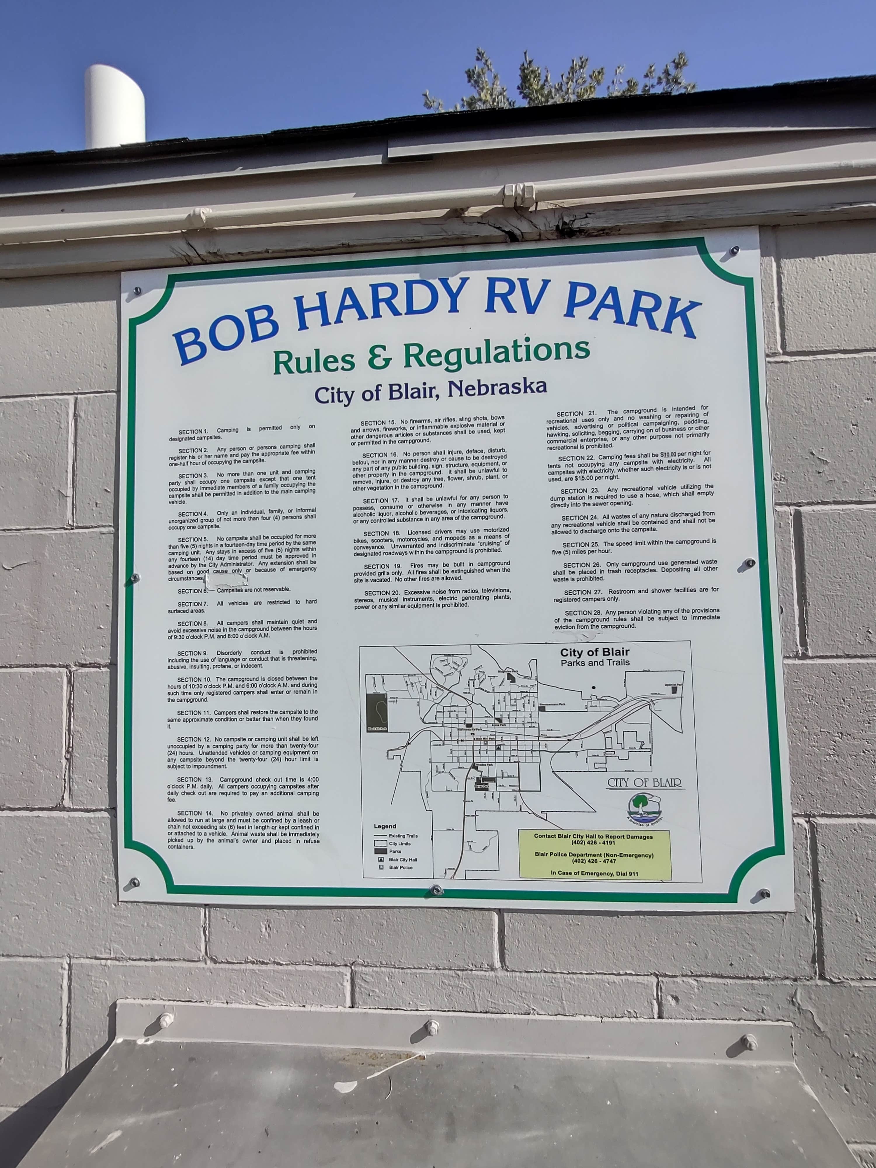 Camper-submitted photo at Bob Hardy RV Park near Wisner, NE