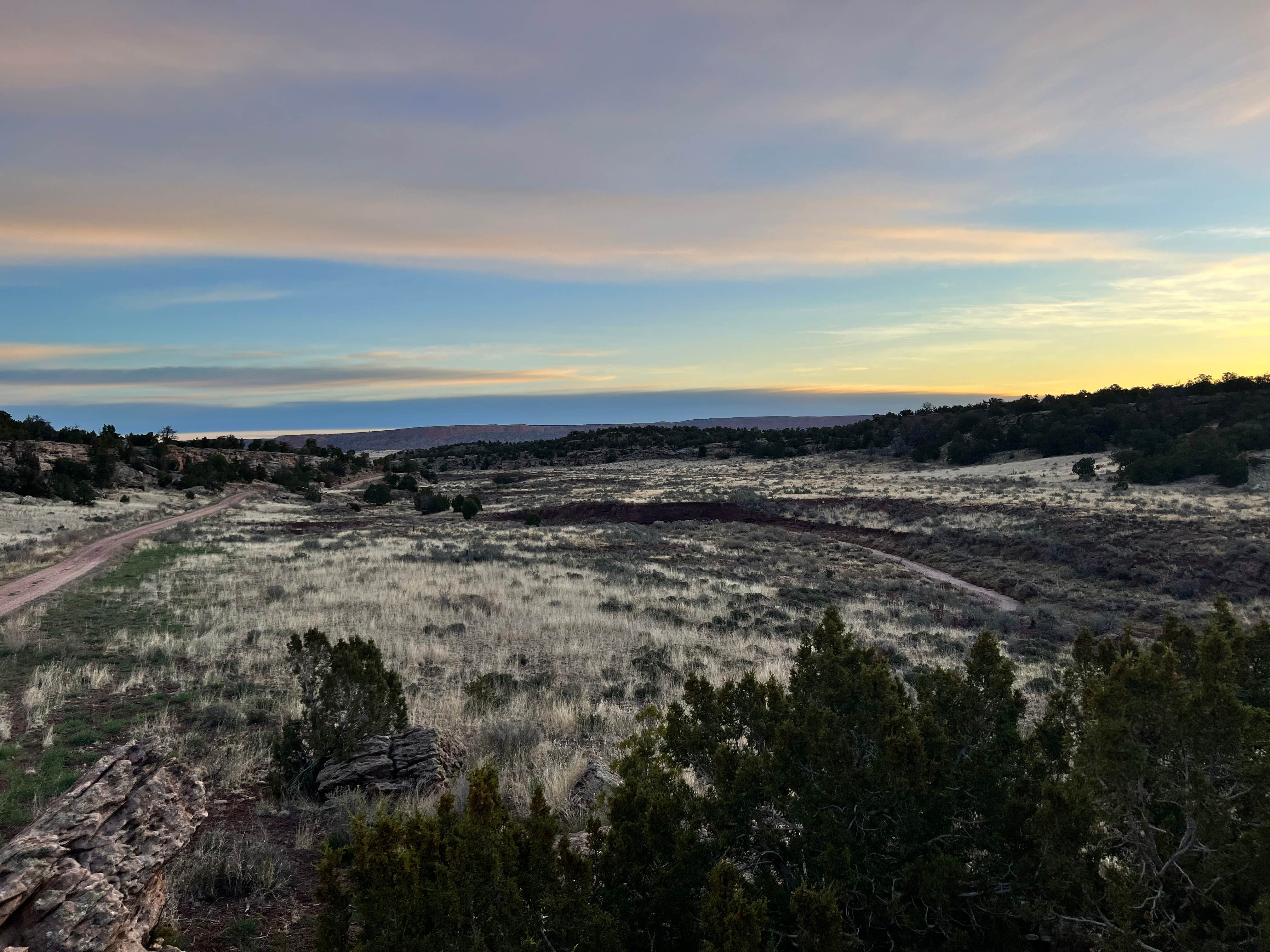 Meggy B.'s photo of a dispersed camping area at Six Mile Canyon - Dispersed Camping near Prewitt, NM
