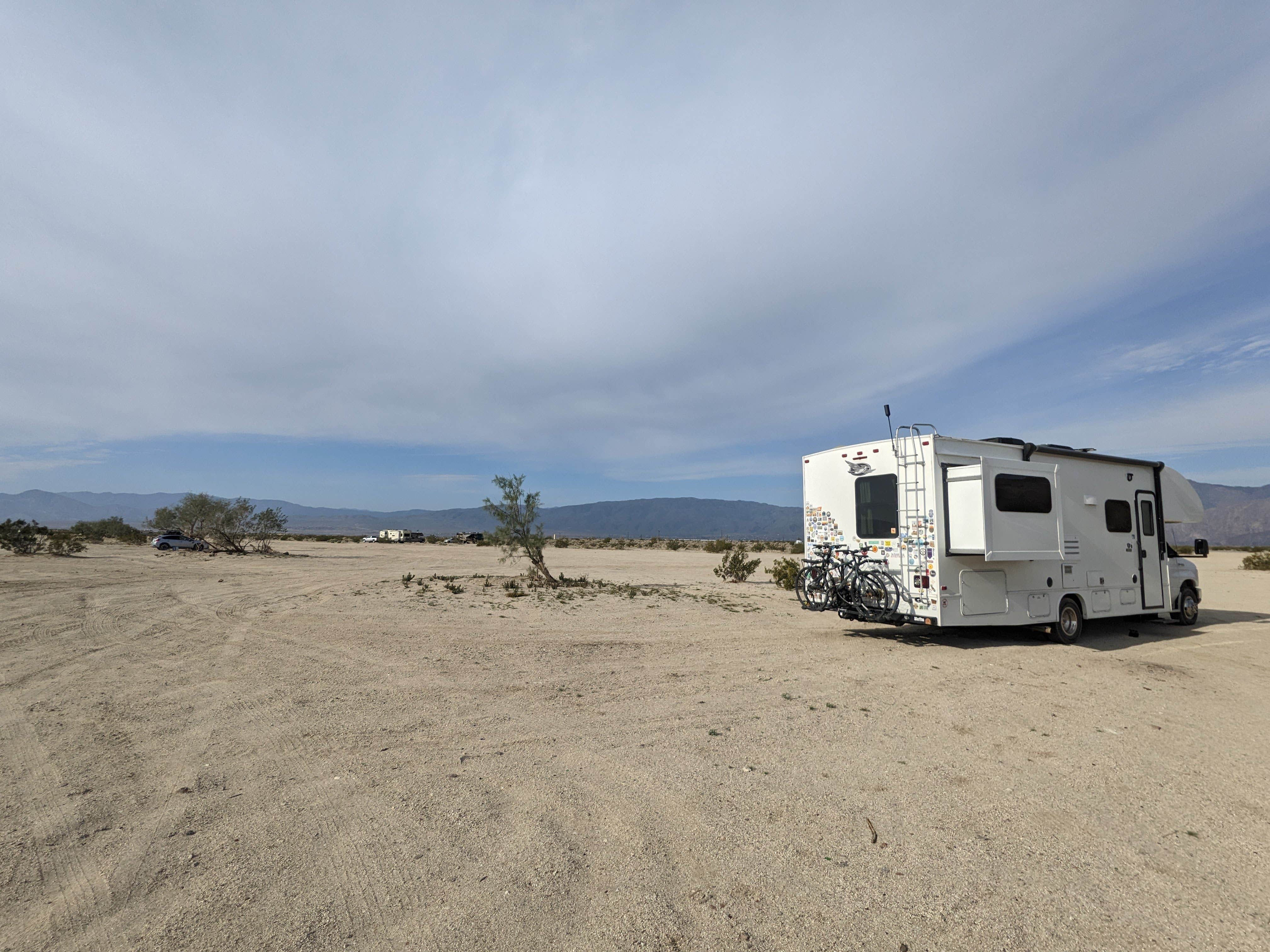 Camping near Little Thomas Dispersed: Peg Leg Dispersed, Borrego Springs, California