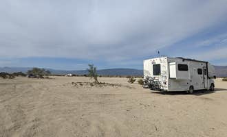Camping near Truckhaven at Octillo Wells: Peg Leg Dispersed, Borrego Springs, California