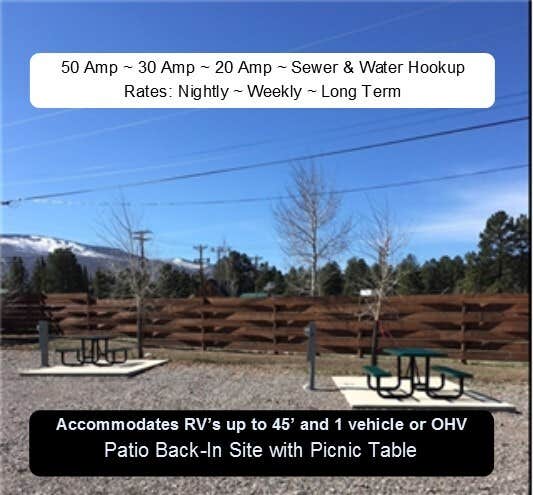 Camper-submitted photo at Aspen Ridge RV Park near Del Norte, CO