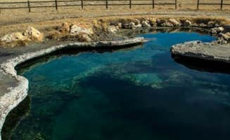 Chris P.'s photo of a dispersed camping area at Meadow Hot Springs near Fishlake National Forest