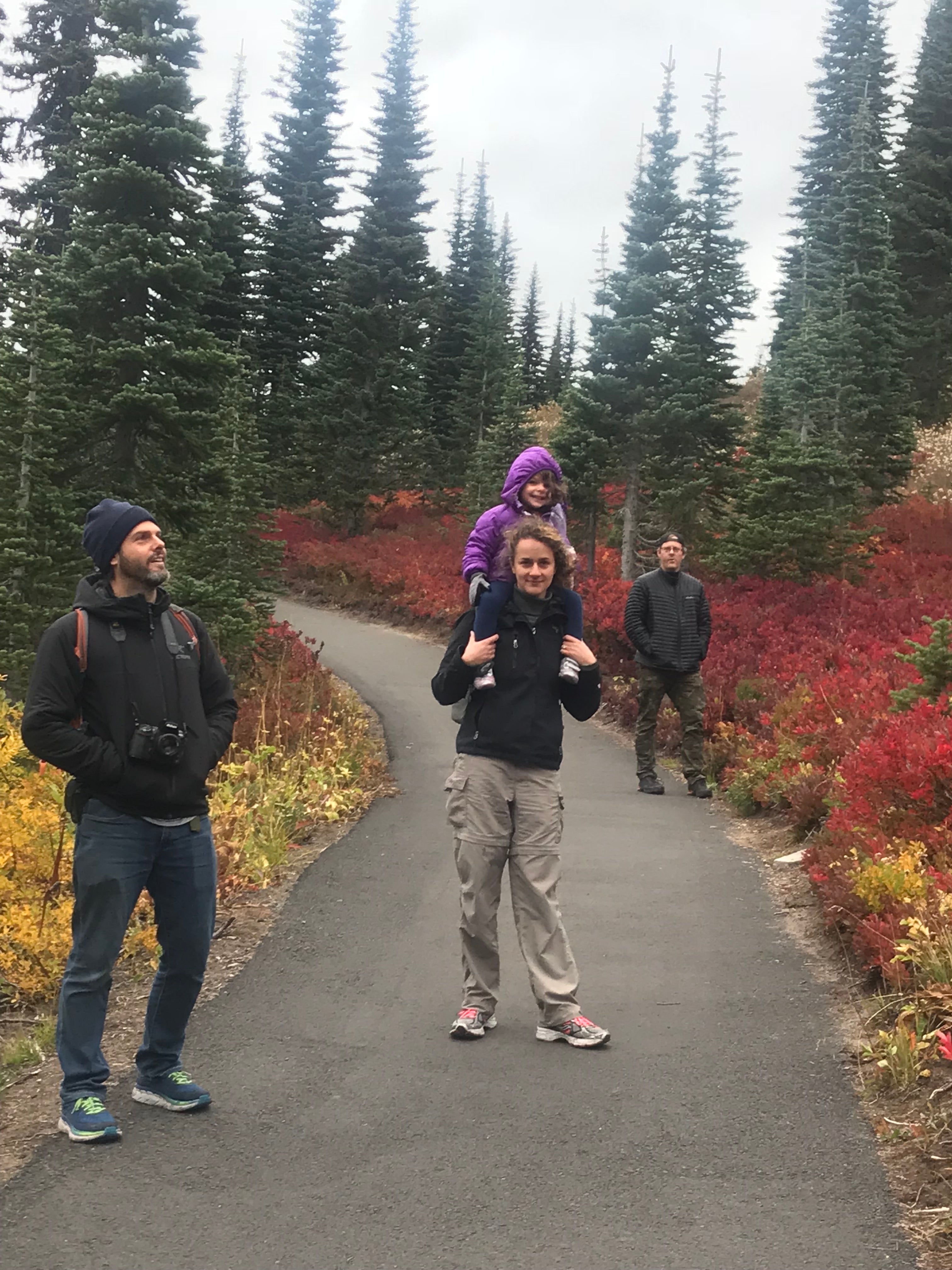 Walk at the Mt. Rainier Visitors Center