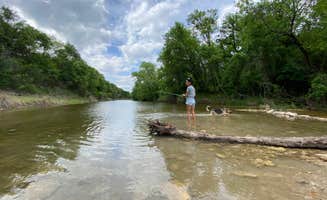 raney's photo of camping with pets at Dinosaur Valley RV Park near Crowley, TX