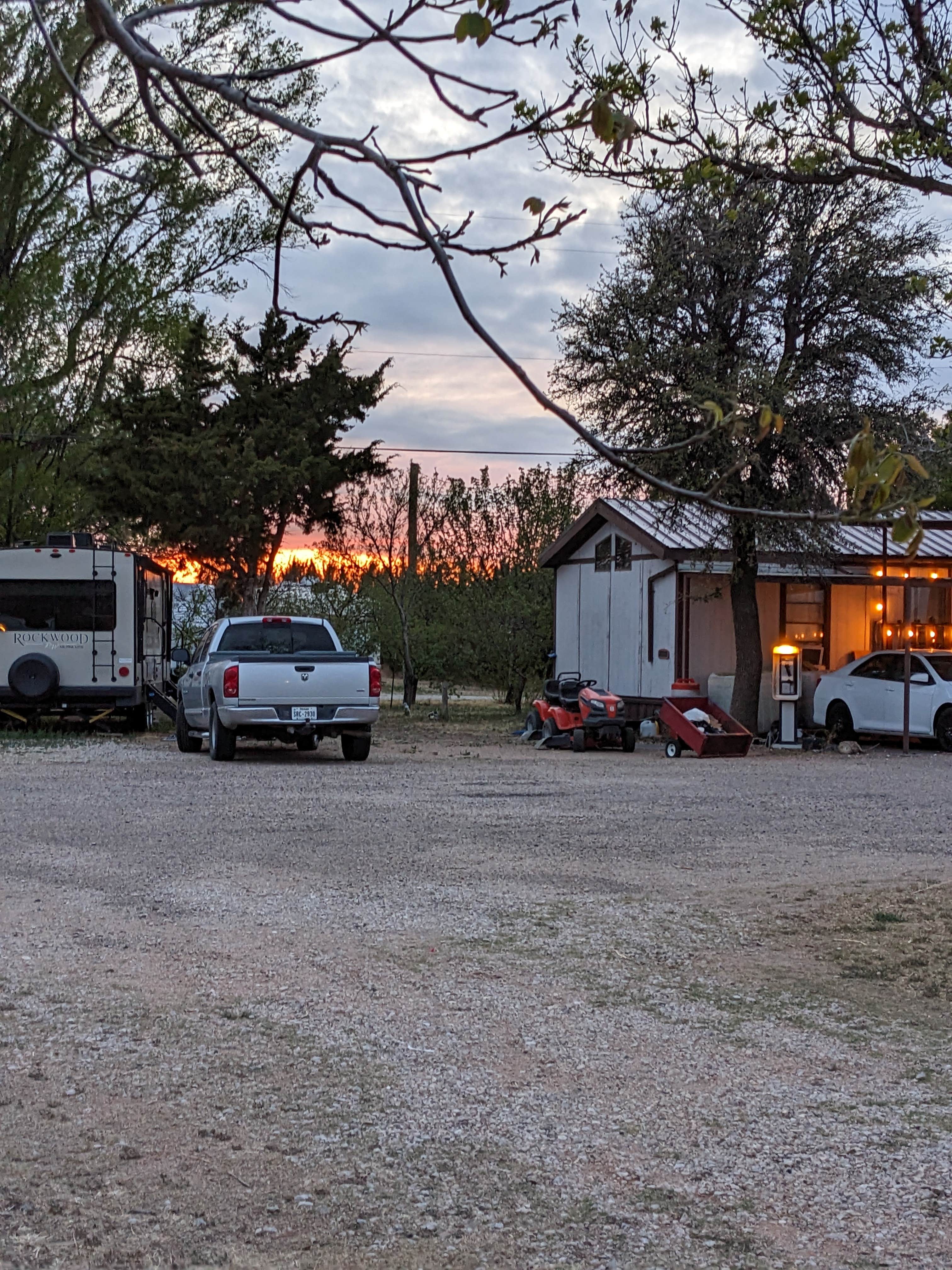 JULIE A.'s photo of rv camping at Walnut RV Park near Vega, TX