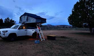 Camping near Water Canyon Trail: Elephant Cove Staging Area, Hildale, Utah