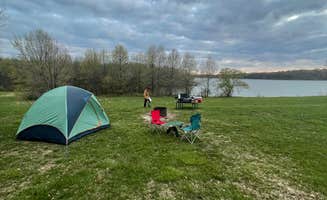 Isabel M.'s photo of camping with pets at Pony Express Lake Conservation Area near Jamesport, MO