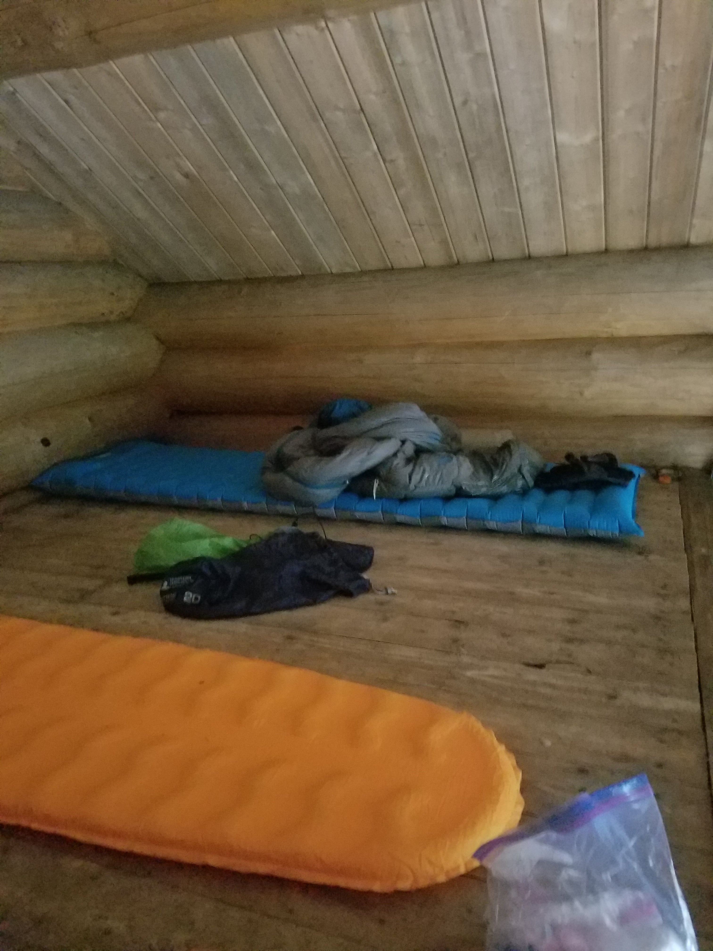 Camper submitted image from Kinsman Pond Shelter - 1