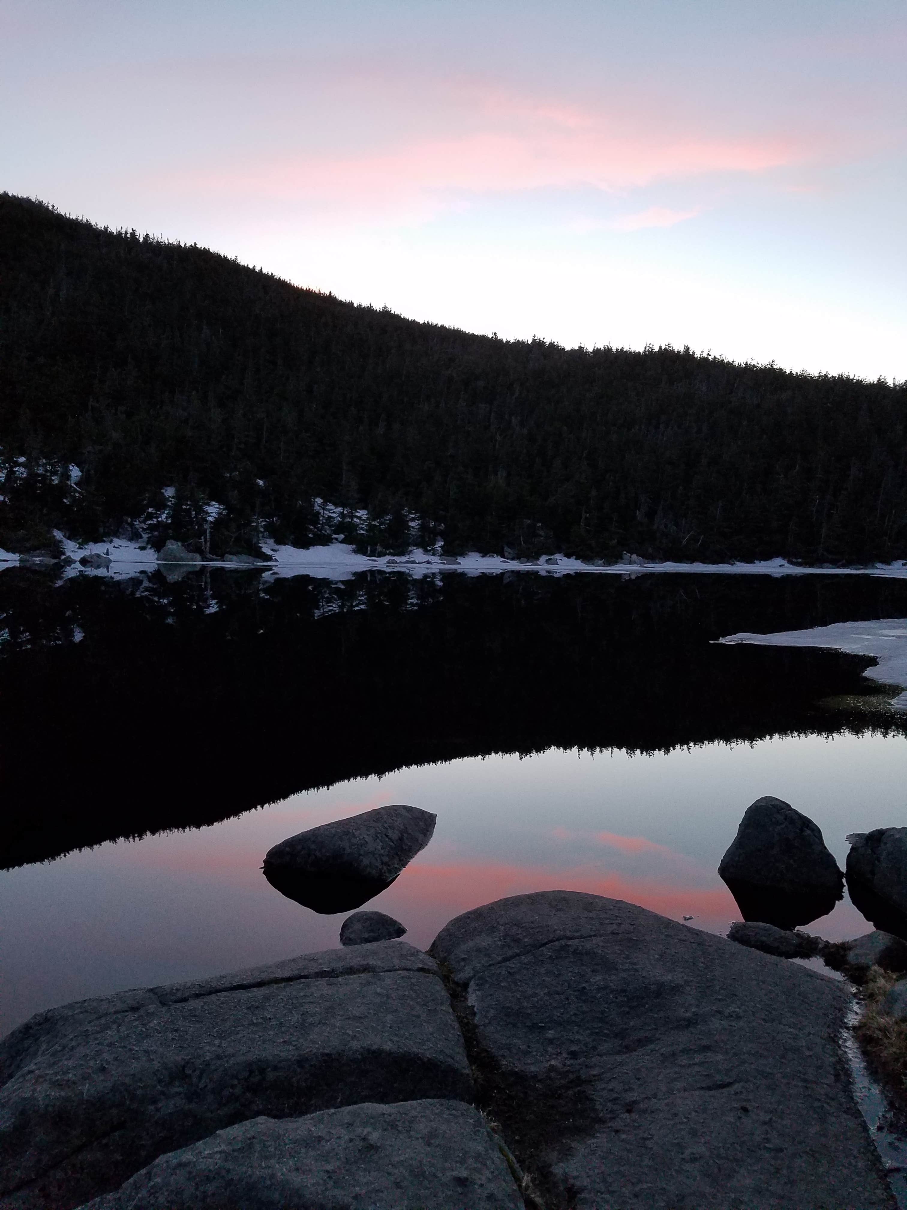 Camper-submitted photo at Kinsman Pond Shelter near Benton, NH