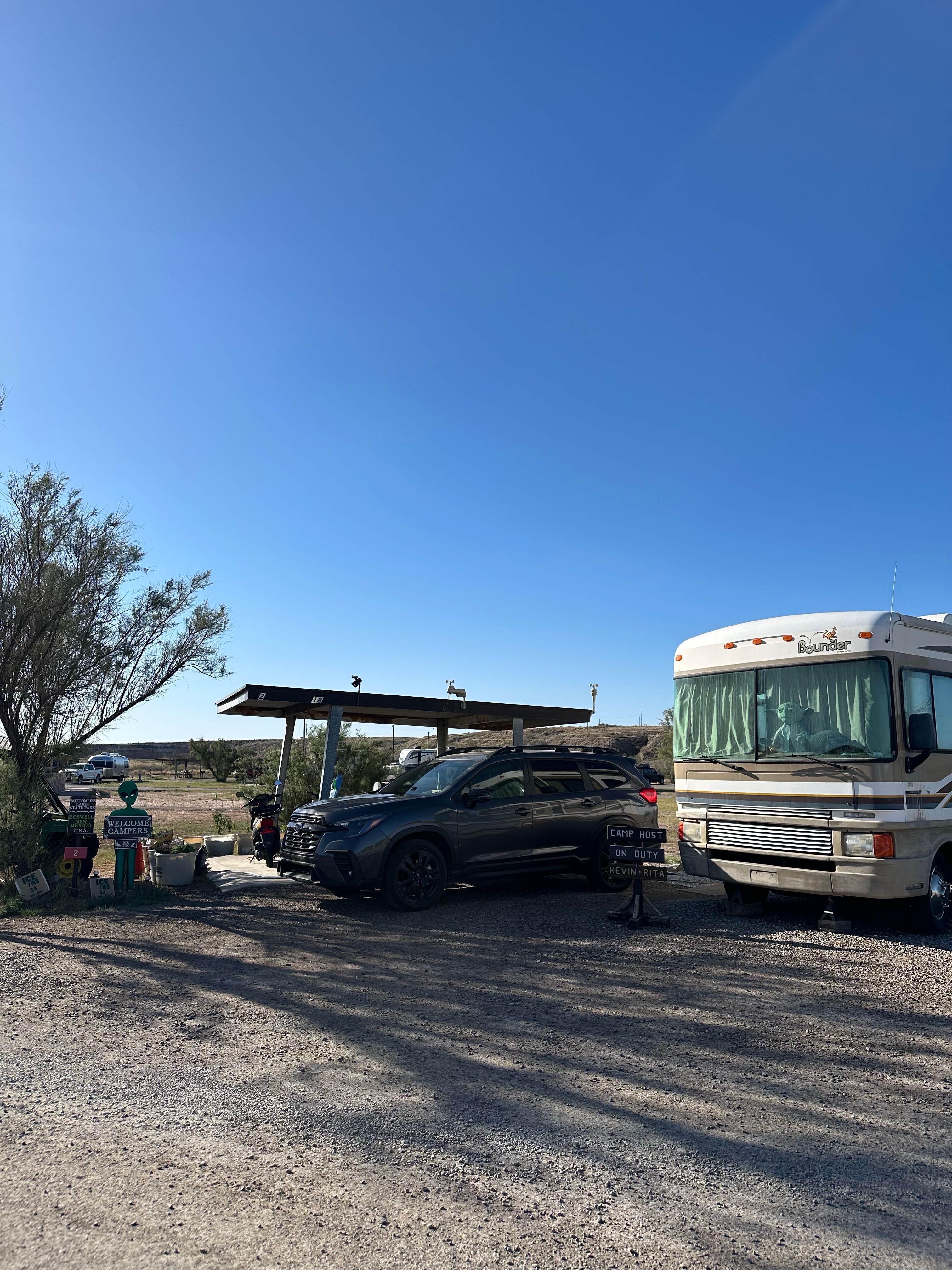 KC H.'s photo of rv camping at Lea Lake Campground — Bottomless Lakes State Park near Roswell, NM