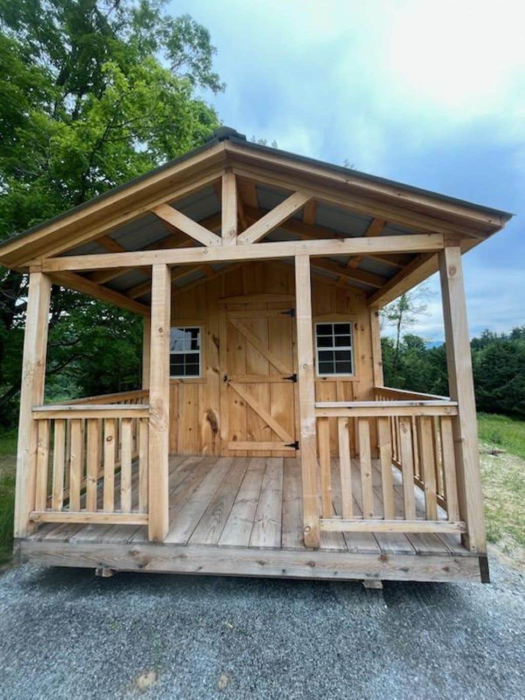 Camper-submitted photo at Black Creek Maple's Nature Escape and Tent Haven near Jeffersonville, VT