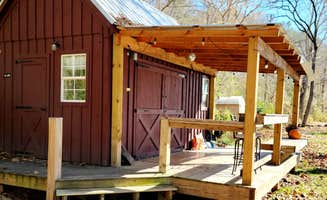 Dean  P.'s photo of a cabin at Camp Driftwood Asheville near Burnsville, NC