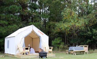 The Dyrt's photo at Tentrr State Park Site - Louisiana Fontainebleau State Park - Teepee Field C - Single Camp near Laplace, LA