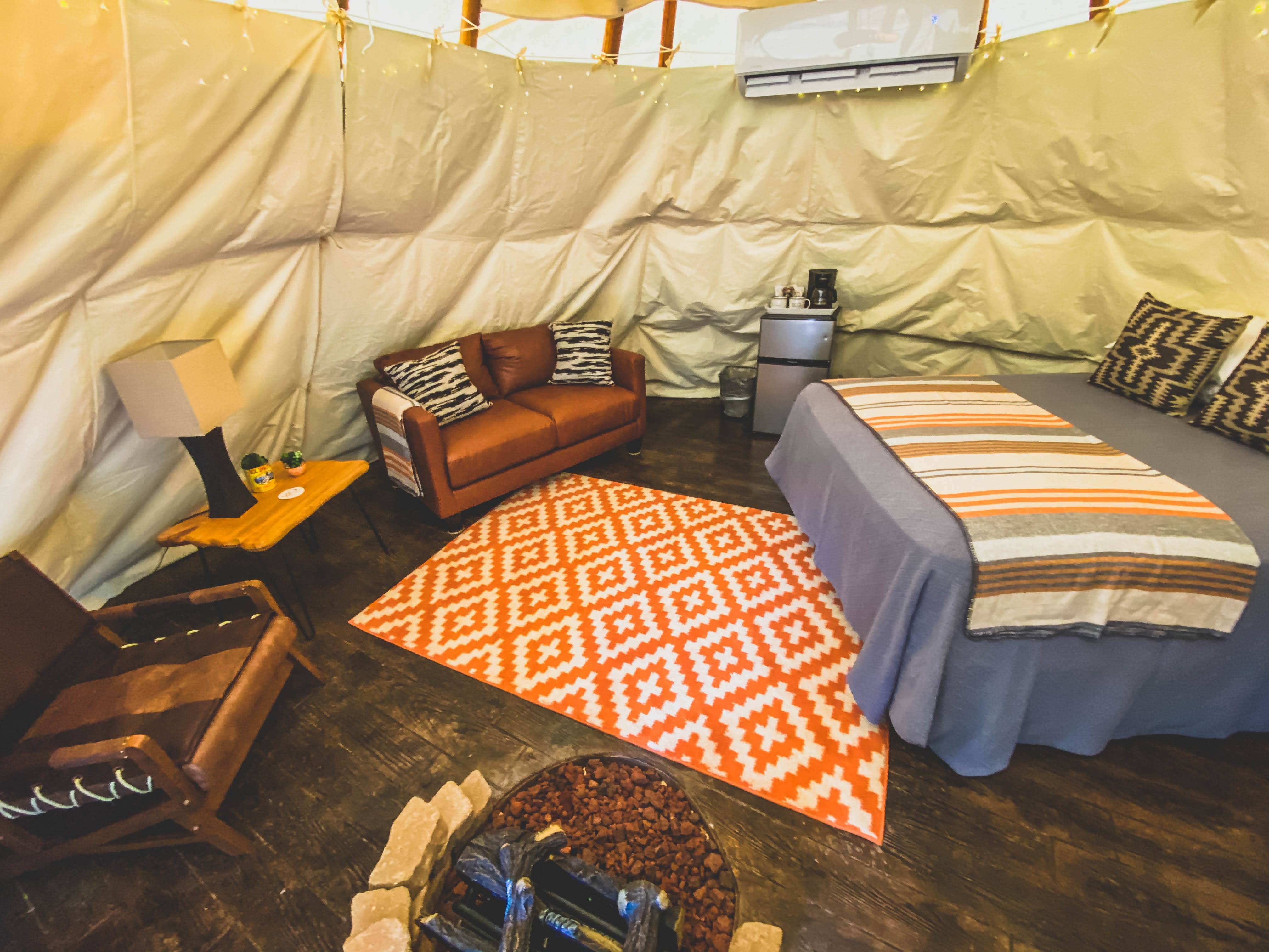 Horizon M.'s photo of glamping accommodations at Mystic Quarry near Schertz, TX