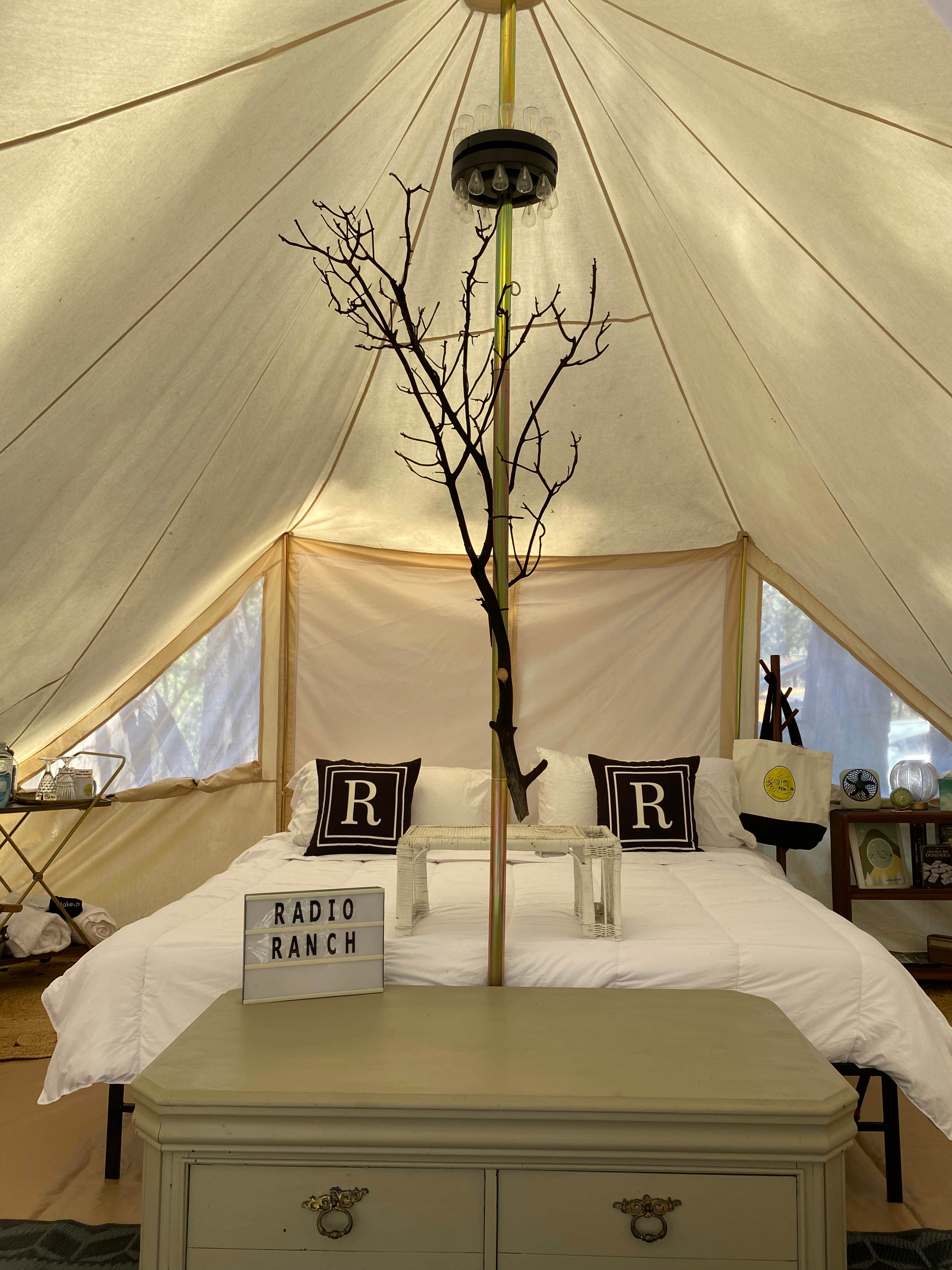 Radio R.'s photo of glamping accommodations at Radio Ranch near Carlotta, CA