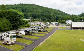 Camping near Down by the River Campground - 55+: Big Mike's Creekside RV Resort, Newland, North Carolina