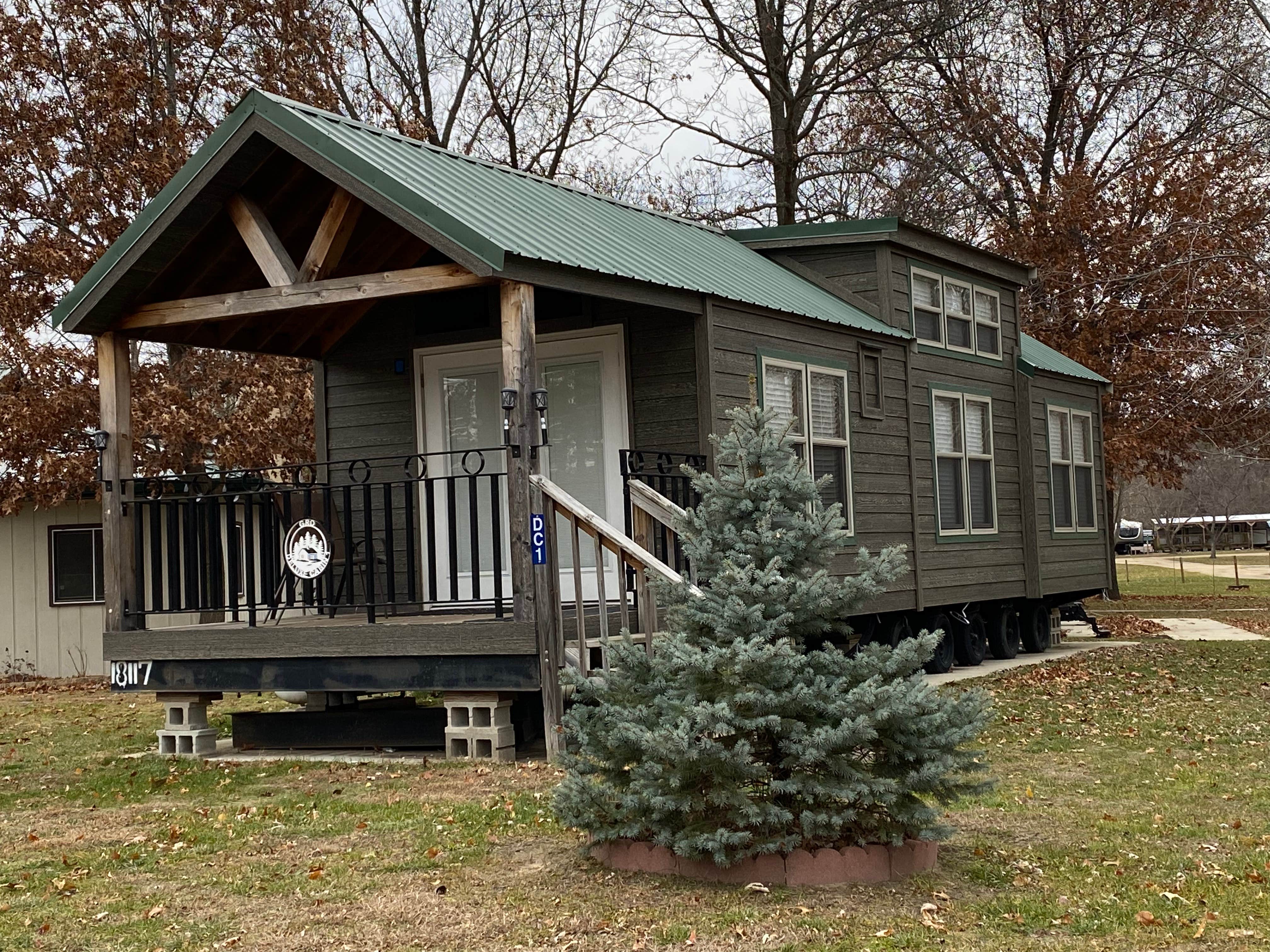 Stuart K.'s photo of a cabin at Green River Oaks Camping Resort near Kirkland, IL