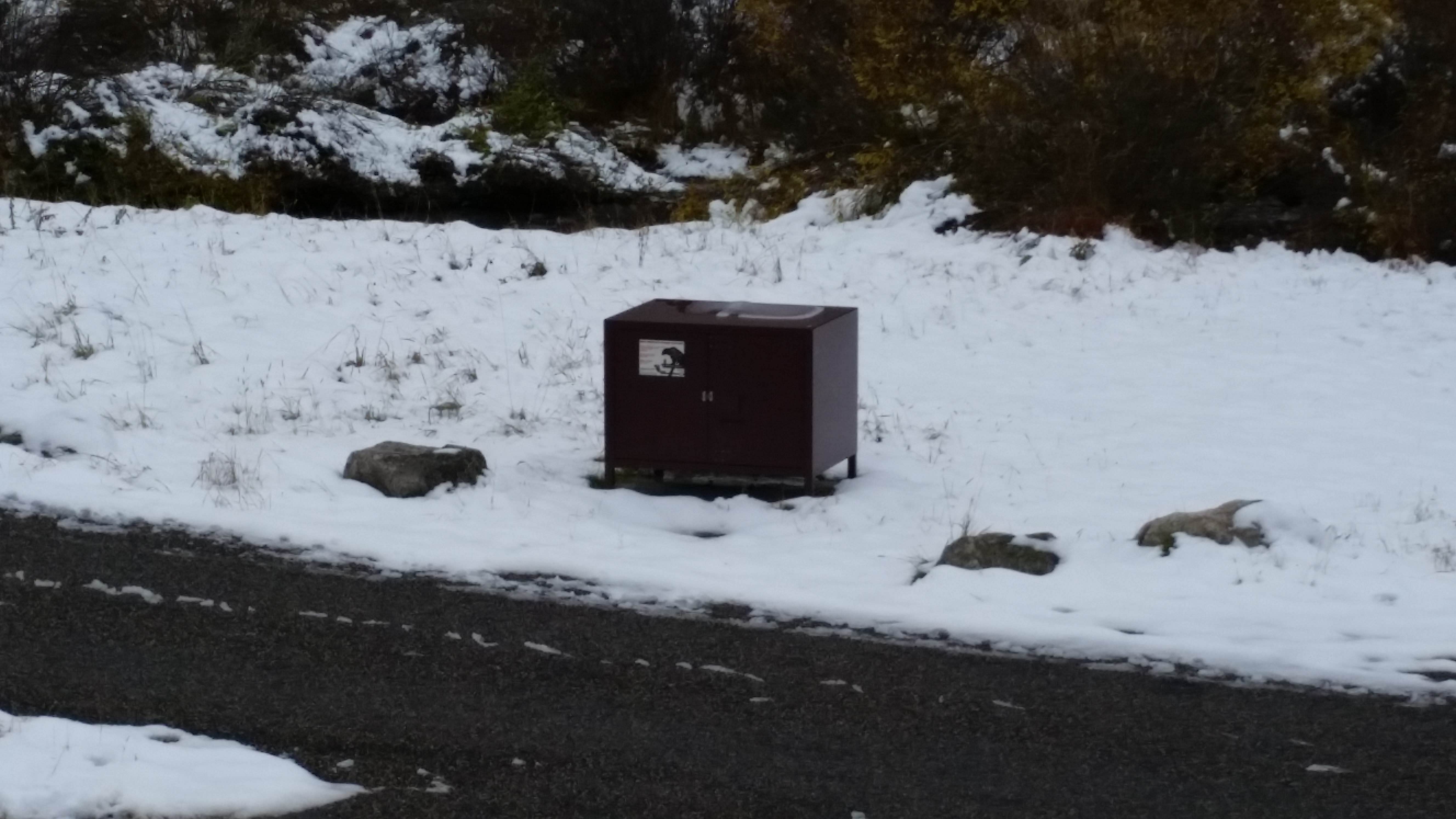 Bear proof food storage