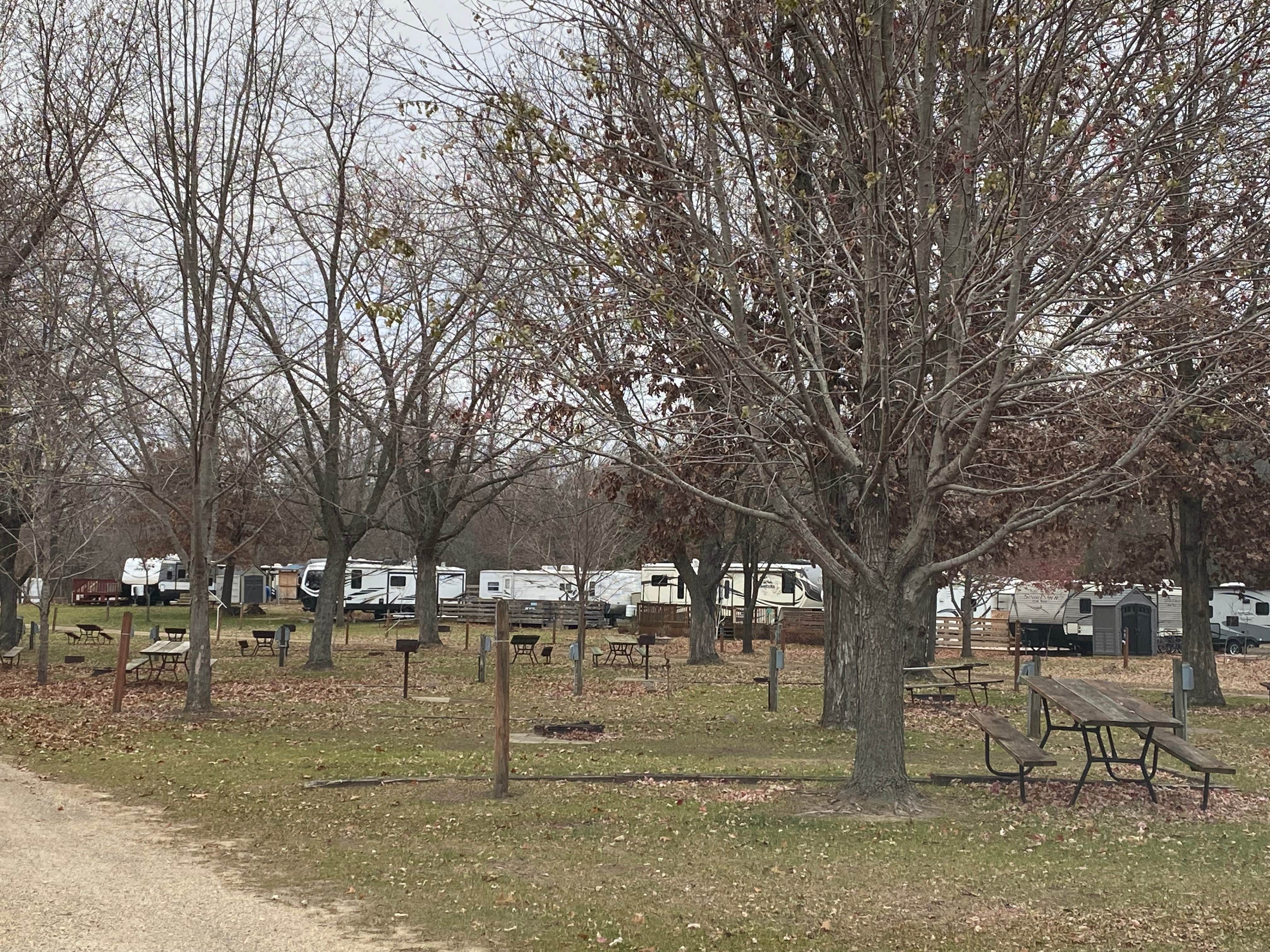 Camper-submitted photo at Green River Oaks Camping Resort near Big Rock, IL