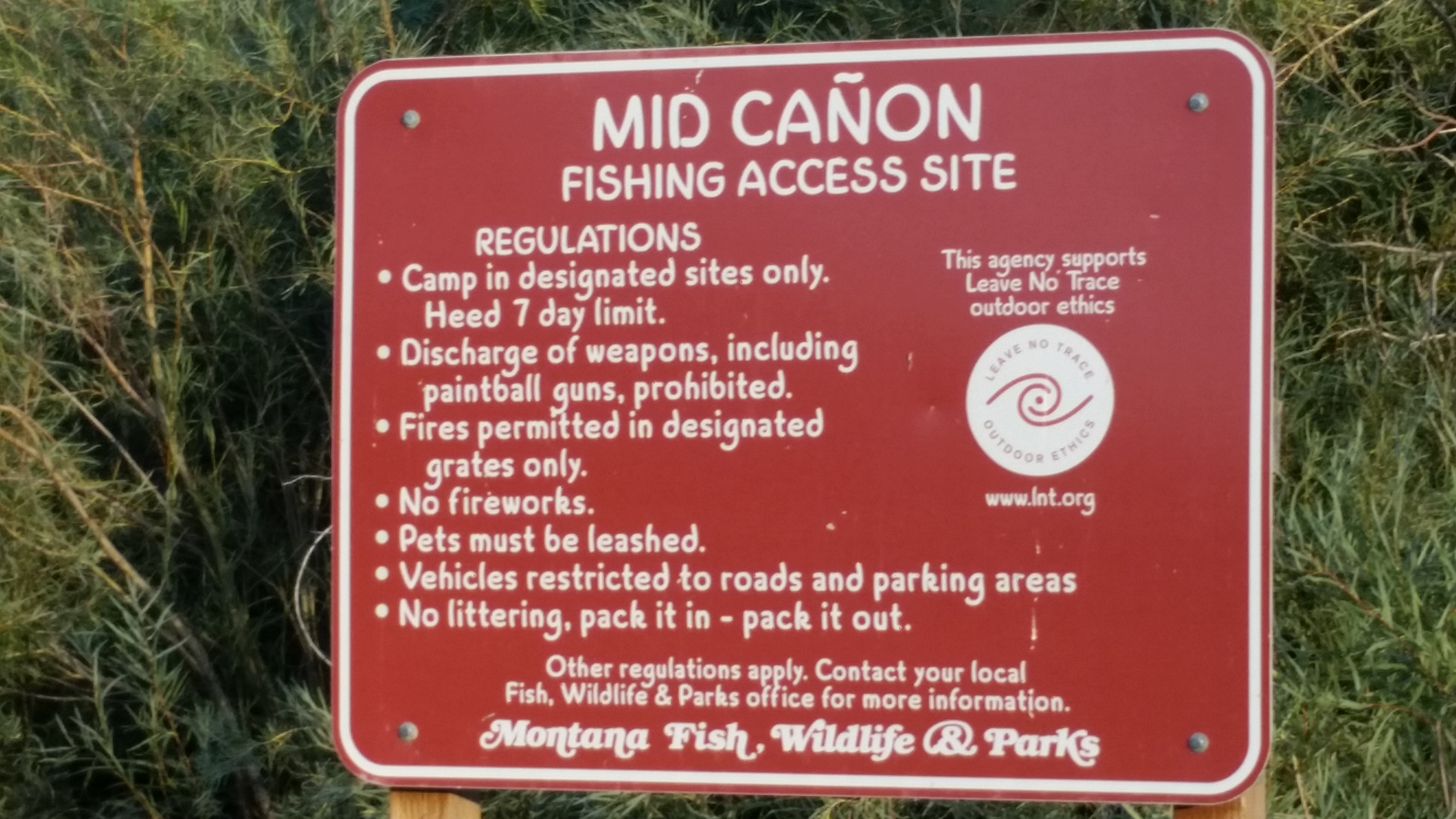 Camper submitted image from Mid-Canon Fishing Access Site - 5