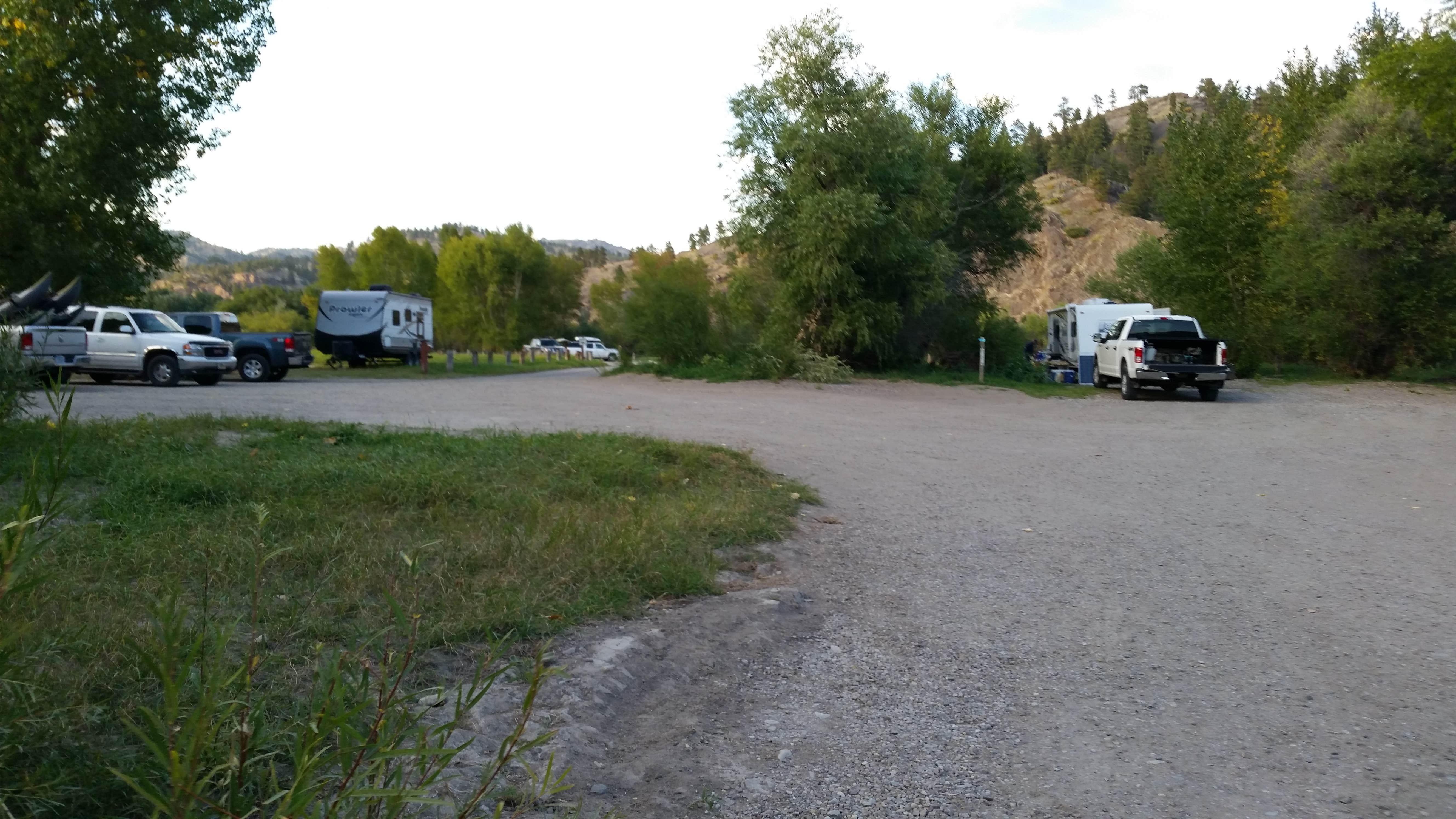 Dexter I.'s photo of rv camping at Mid-Canon Fishing Access Site near Great Falls, MT
