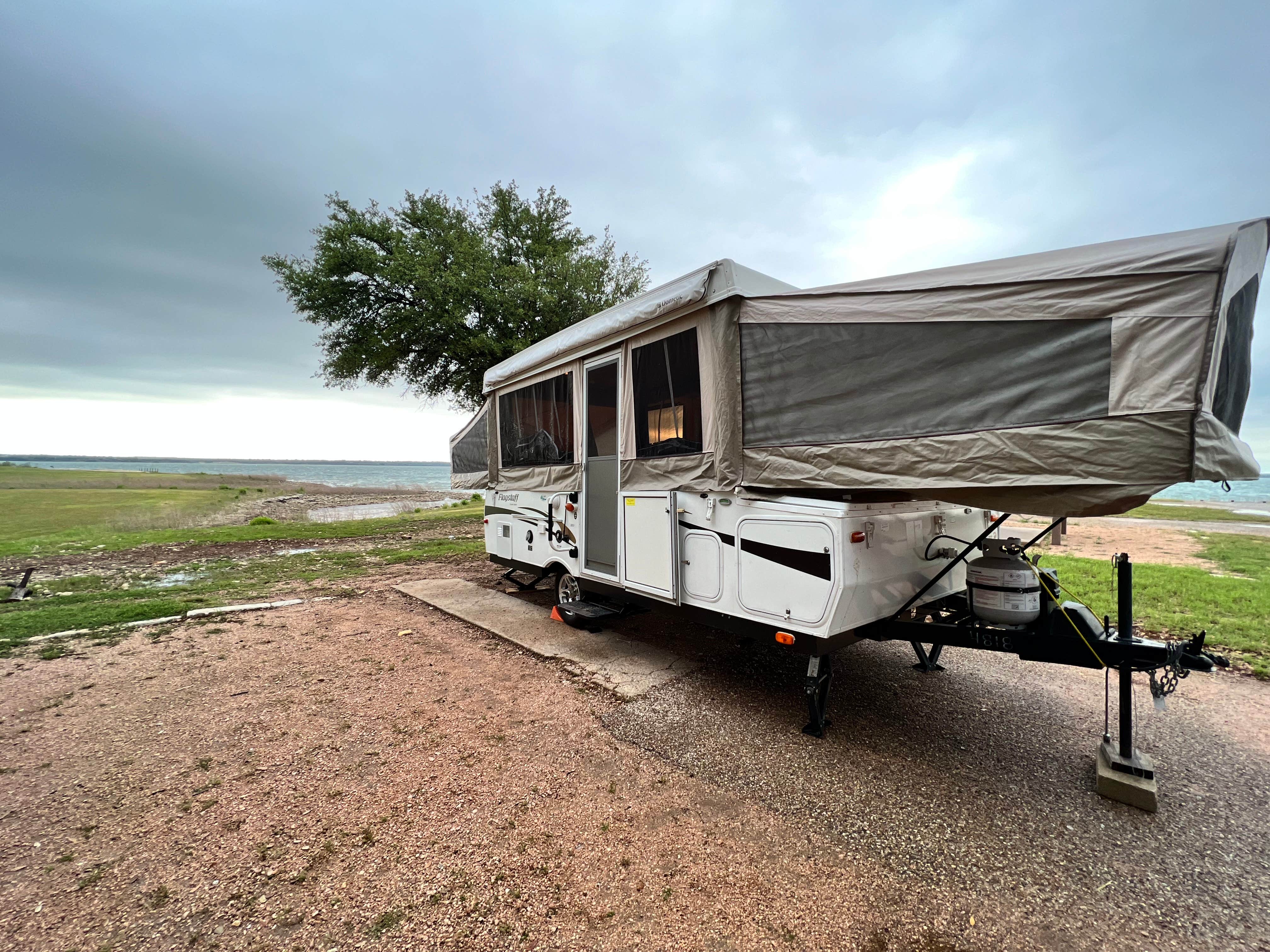 Bailee C.'s photo of rv camping at Lofers Bend East near Whitney, TX