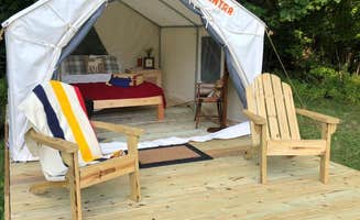 The Dyrt's photo at Tentrr Signature Site - Fireflies and a Love Story - Coleman Outfitted Site near Charlestown, NH