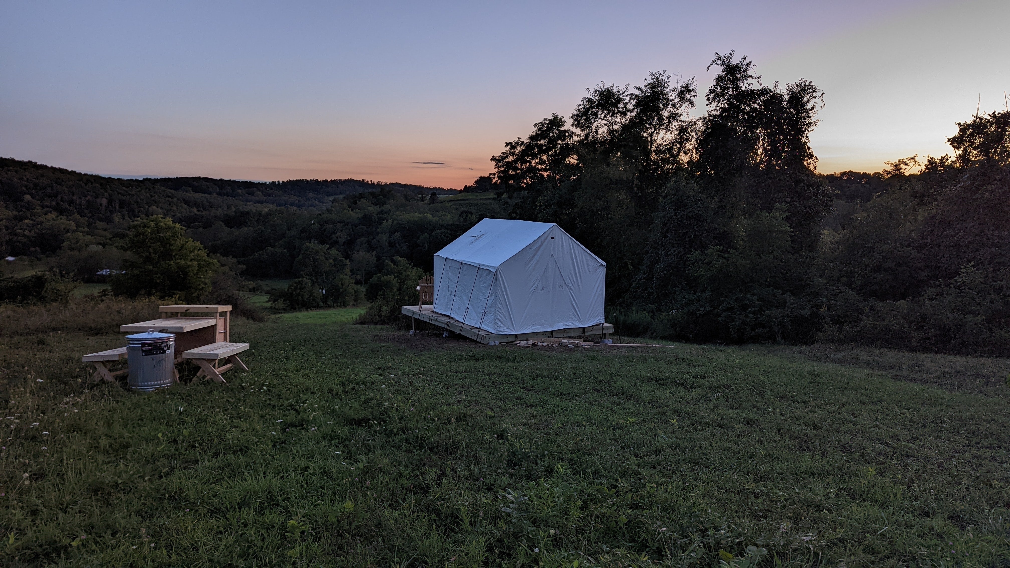 Camper submitted image from Tentrr Signature Site - Regenerative Farm near Pittsburgh - 1