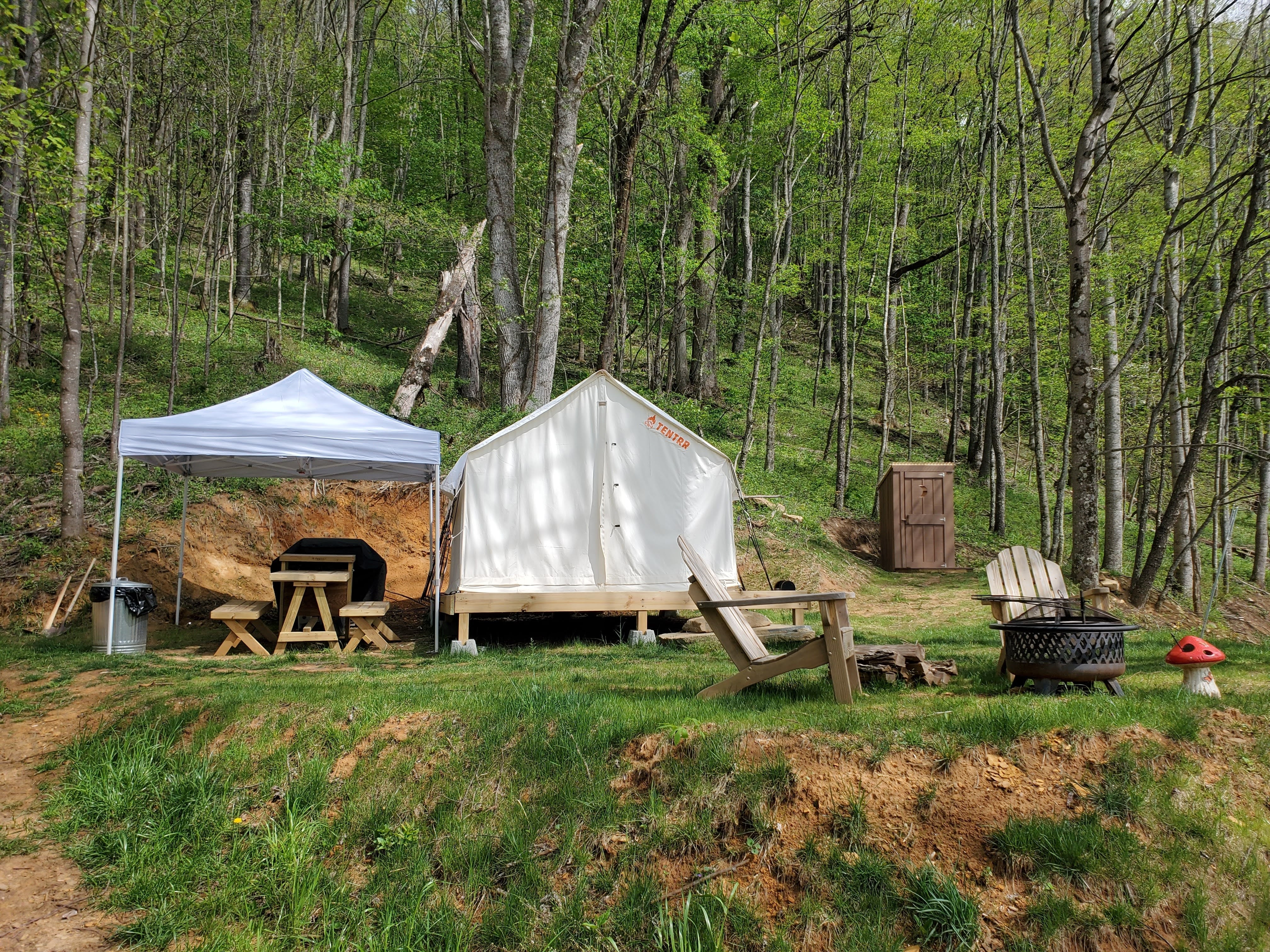 Camper submitted image from Tentrr Signature Site - Greener Acres Roan Mountain View - 2