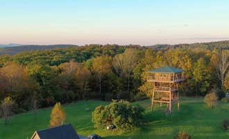 Camping near Granite Hill Lodge and Campground: Slateville Retreat ~ Private Tower & Cabin NY/VT Border, Hillsdale, New York