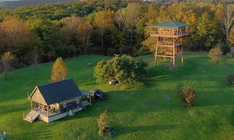 Camping near Slateville Secluded Campsites : Slateville Retreat ~ Private Tower & Cabin , Hillsdale, New York