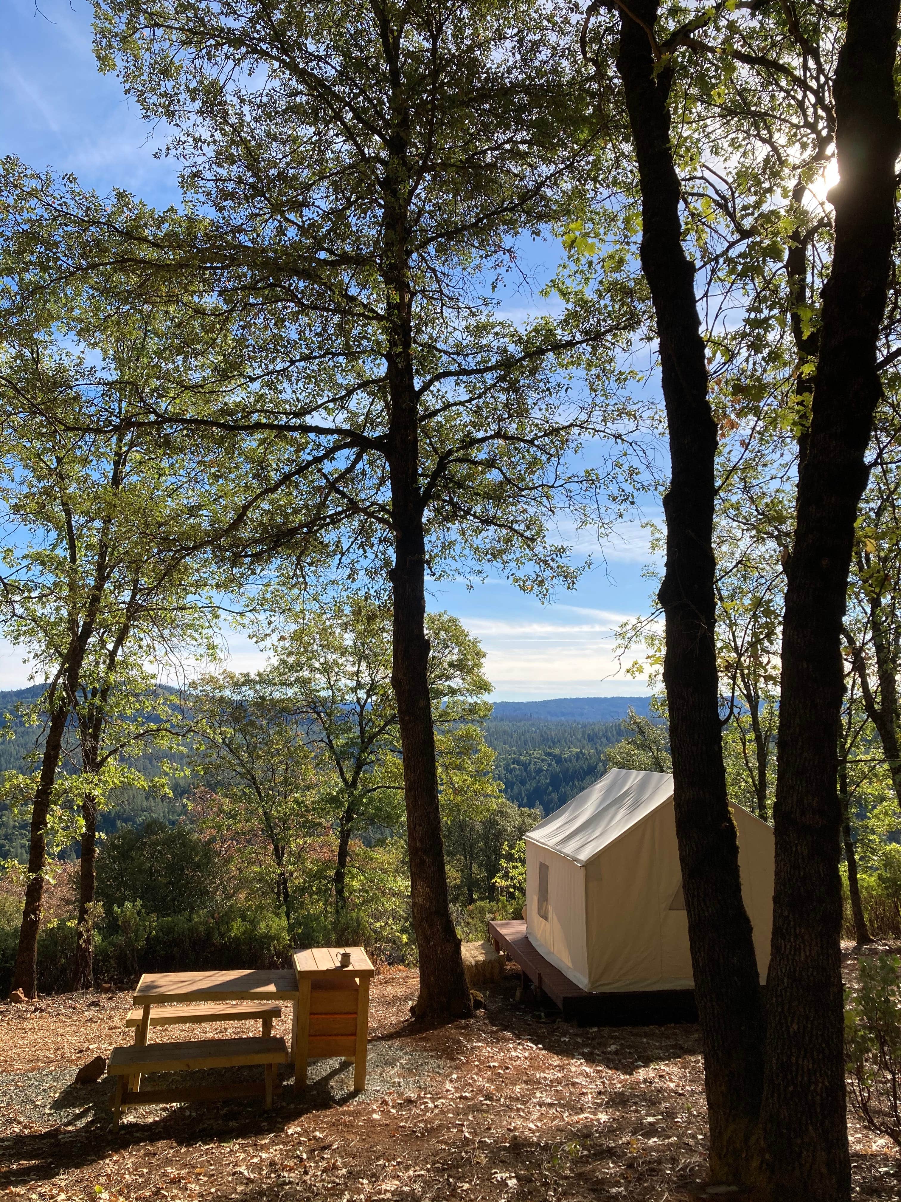 The Dyrt's photo at Tentrr Signature Site - NorCal Red Dog Ridge Base Camp near Gold Run, CA