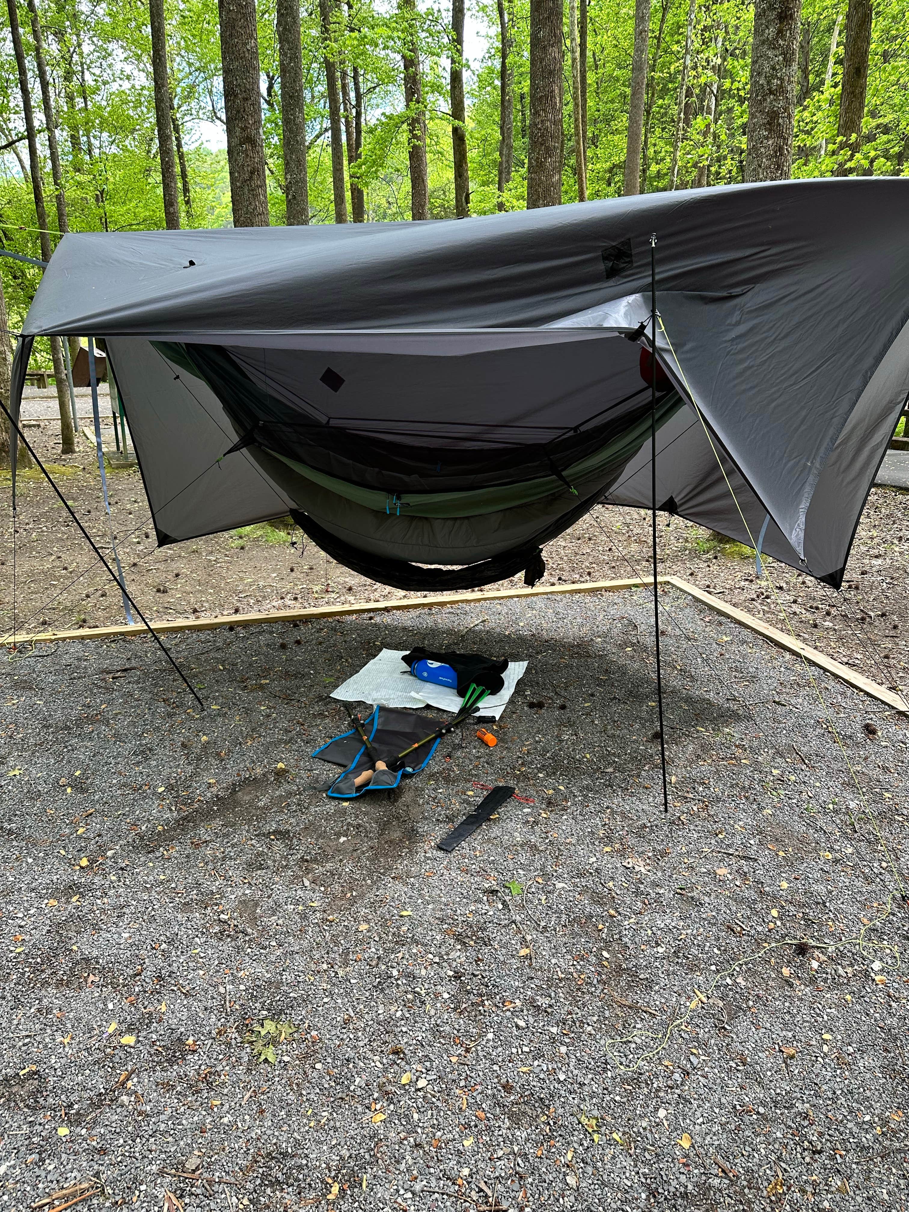 Donald W.'s photo of tent camping at Rock Creek Campground — Obed Wild and Scenic River near Monterey, TN