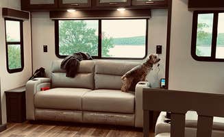 Adam W.'s photo of camping with pets at Strayhorn Landing near Eufaula Lake