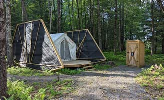 The Dyrt's photo at Tentrr Signature Site - The Millennial Falcon at the Tentrr Catskill Retreat - Lake Front - Double Camp for large Groups near Monticello, NY
