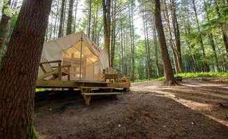 The Dyrt's photo at Tentrr Signature Site - Say Hello 2 Heaven at the Tentrr Catskill Retreat - Stream View - Single Camp with Queen Bunk Bed near Liberty, NY