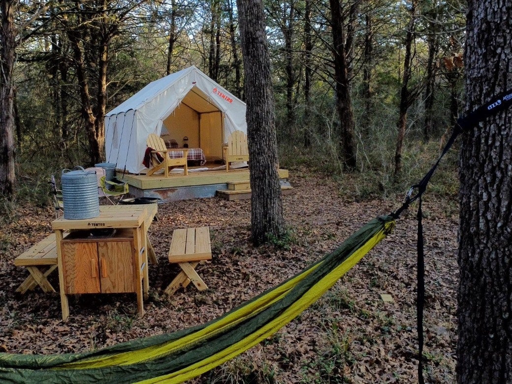 Camper submitted image from Tentrr Signature Site - Camp Idle Wild - 1