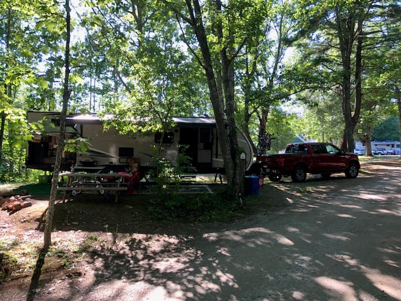 Camper-submitted photo at Meguniticook by the Sea Campground near Liberty, ME