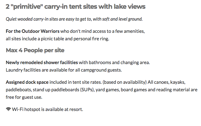 Camper-submitted photo at Fawn Sleeping Resort near Walker, MN