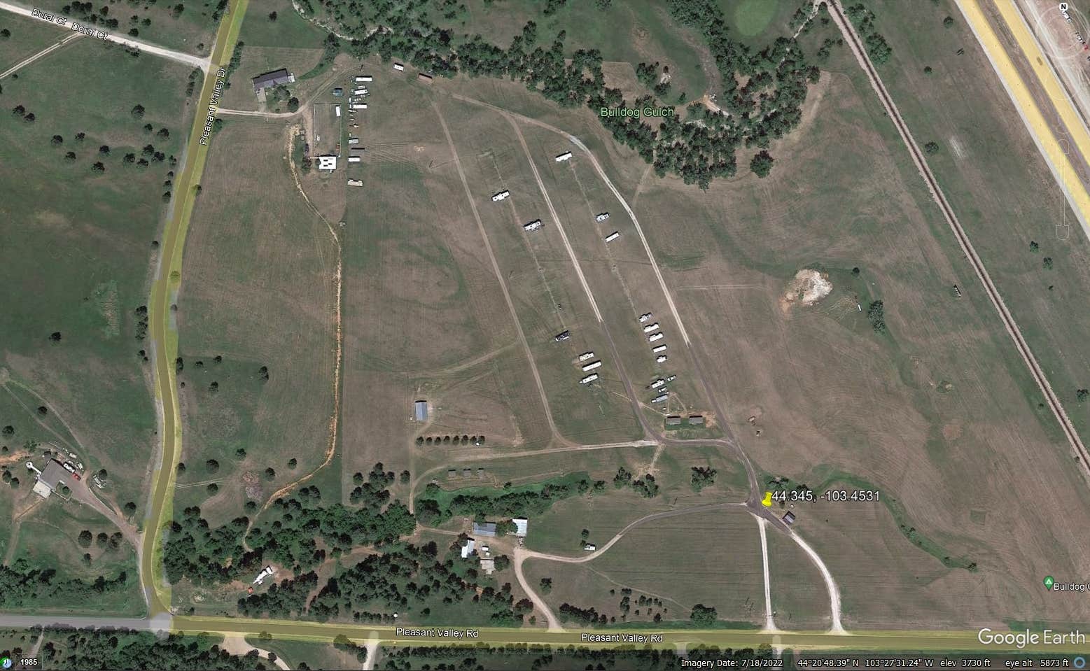 Camper-submitted photo at Bulldog Creek Campground near Sturgis, SD