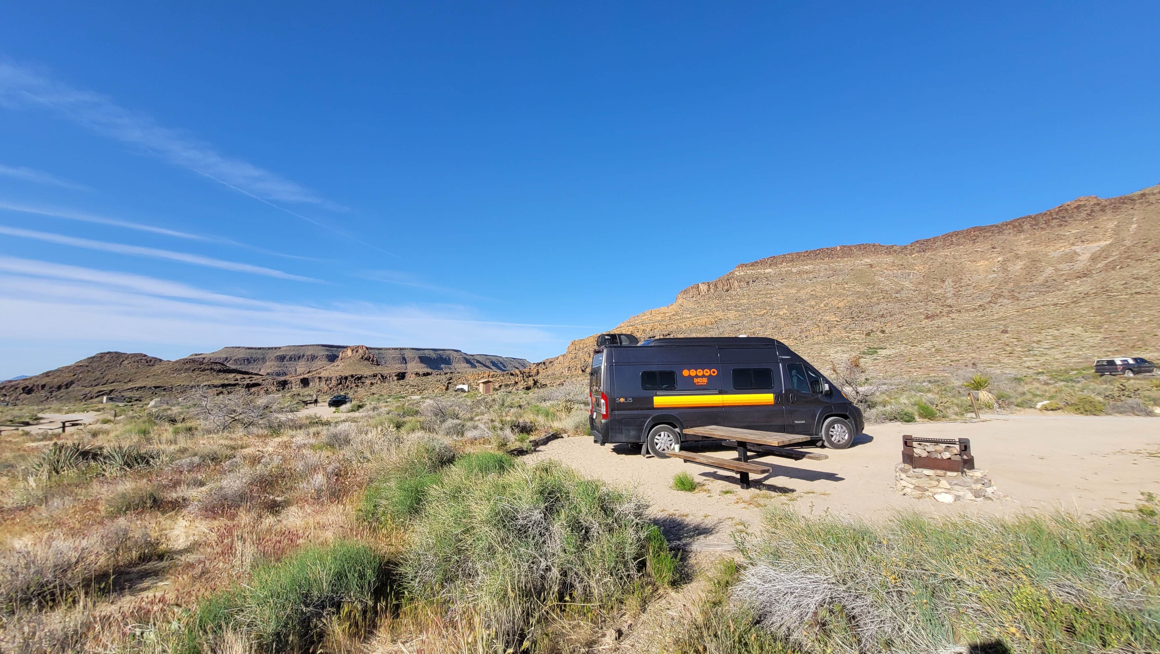 Michael's photo of rv camping at Hole In The Wall Campground — Mojave National Preserve near Baker, CA