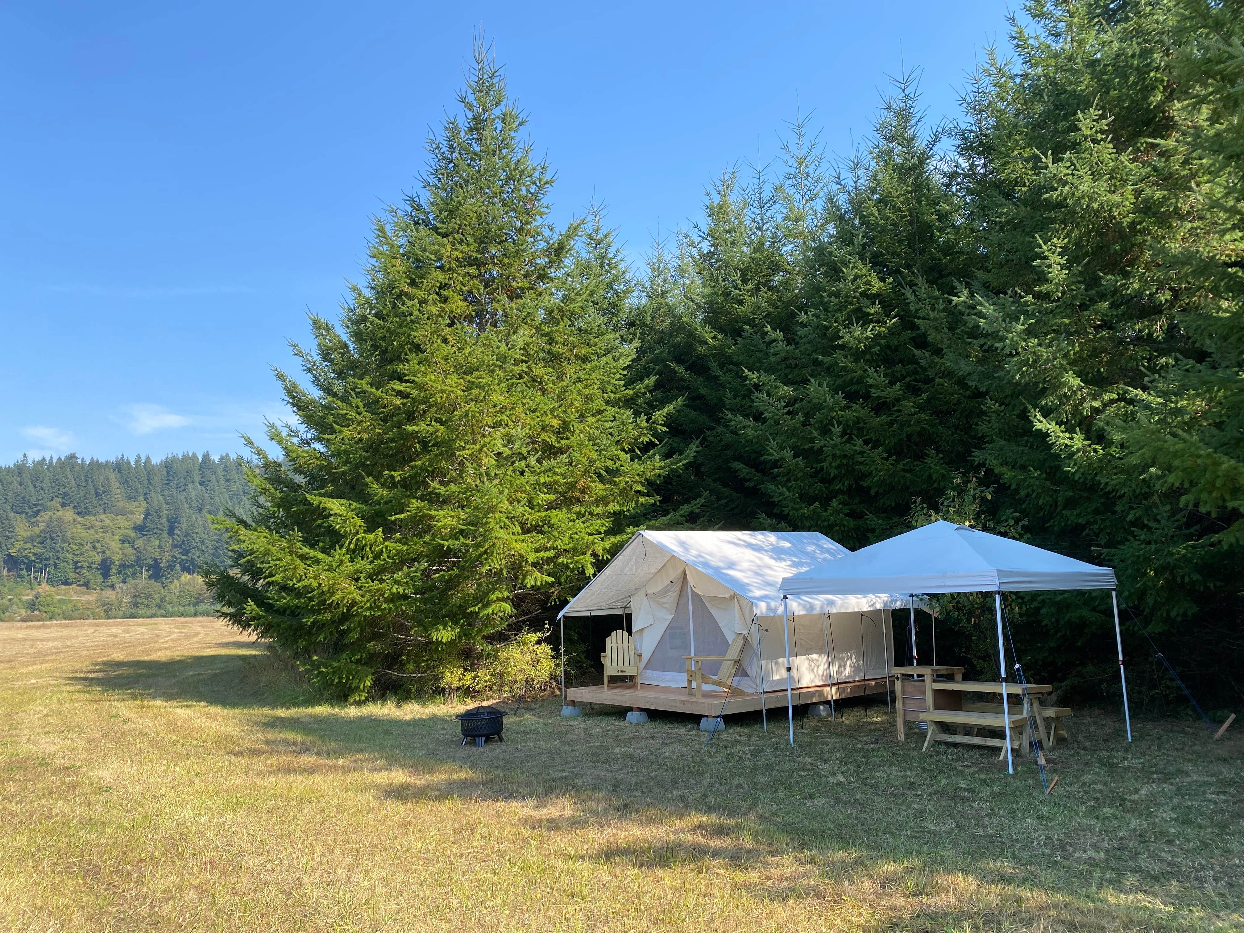 The Dyrt's photo at Tentrr Signature Site - "Walker" on the Riverbend Preserve near Rochester, WA